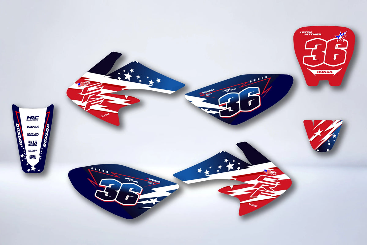 Kit de adhesivos HONDA CRF 150 F / 230 F 2002-2014 - XANVOK
