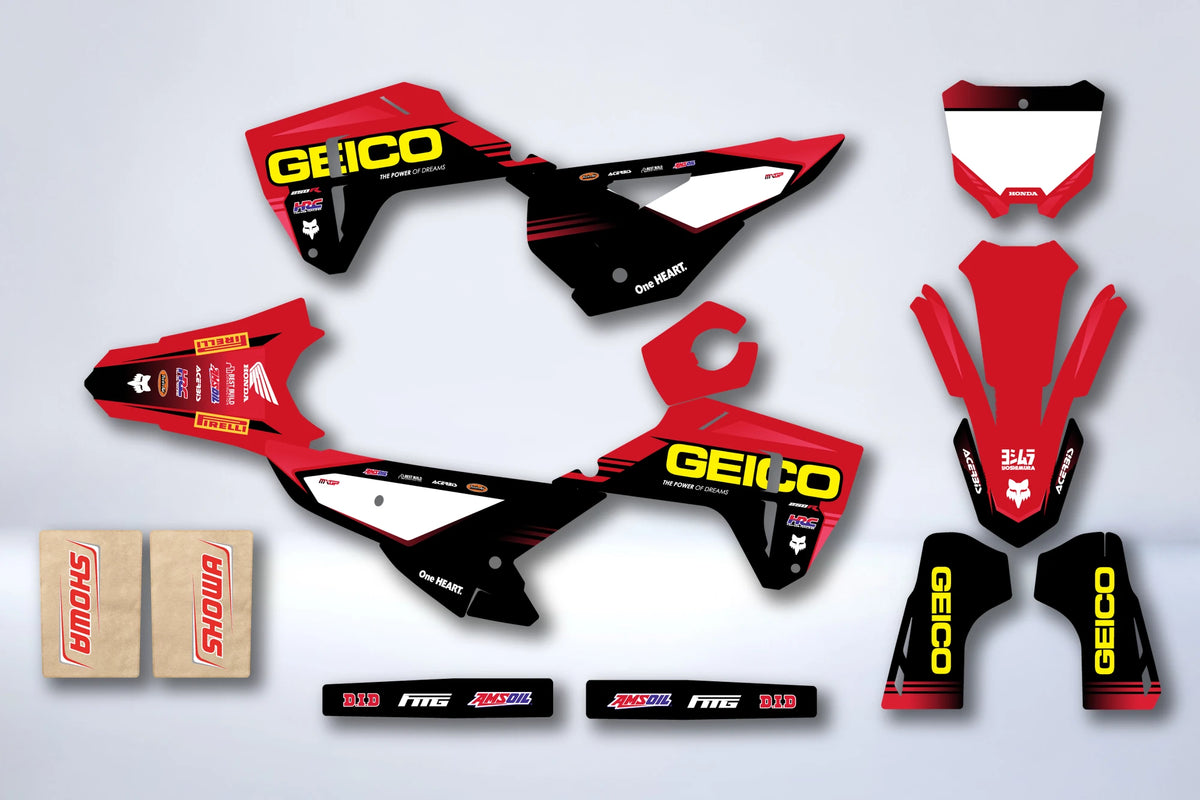Dekor-Kit HONDA CRF 250 & CRF 450 2025-2026 - ZAKLOR