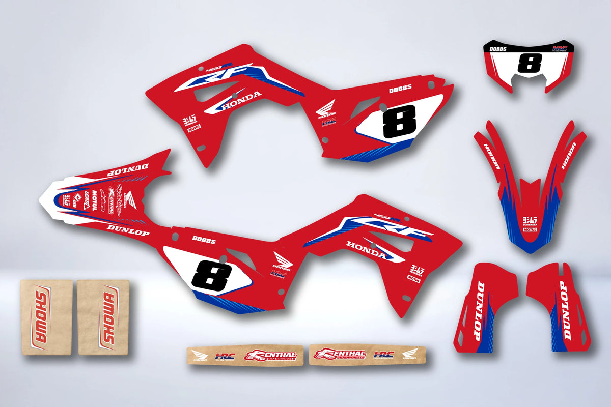 Kit autocolantes HONDA CRF 450 L / RL 2019-2026 - DUSXAR
