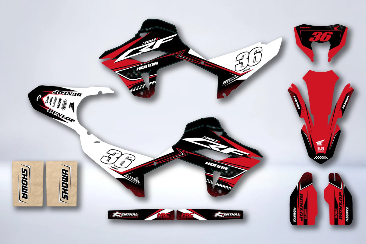 Kit de adhesivos HONDA CRF 250 L / 300 L 2021-2026 - VEXMYR