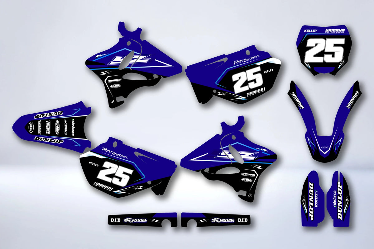 Dekor-Kit YAMAHA YZ 125-250 2002-2014 - KRYKOR