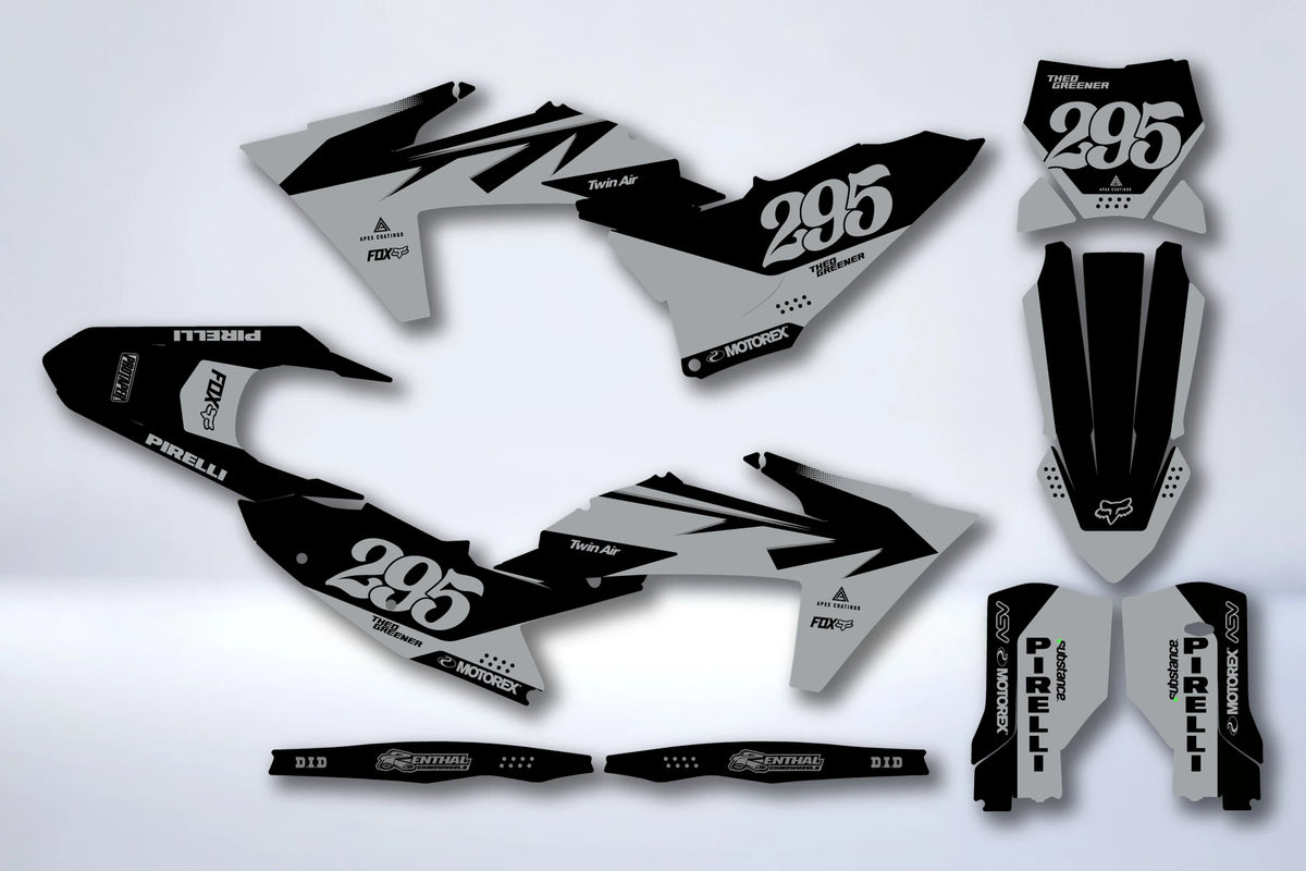 Kit autocolantes KTM EXC EXC-F SX SX-F 2023-2025 - DUSGAR