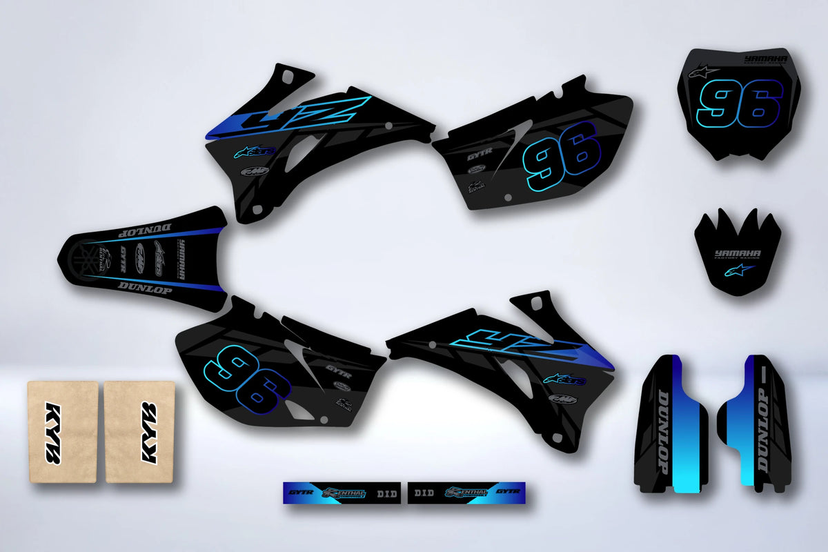 Kit de adhesivos YAMAHA YZF 250-450 2006-2009 - BLAVAR