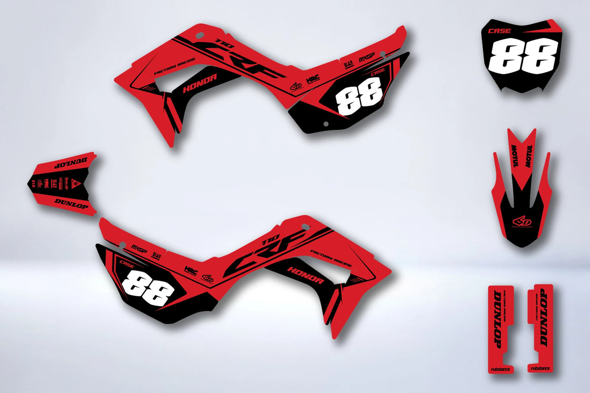 Kit grafiche HONDA CRF 110 F 2019-2026 - KRYGAR