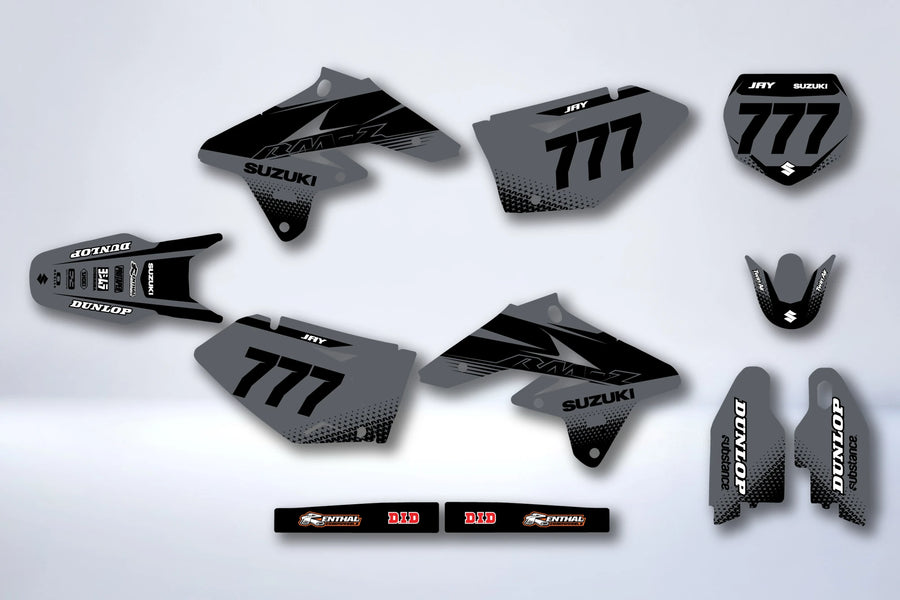 Kit Déco SUZUKI RMZ 250 2007-2009 - TITANE