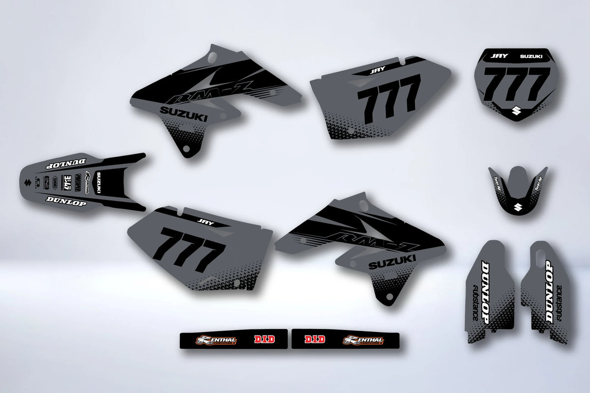 Kit de adhesivos SUZUKI RMZ 250 2007-2009 - TITANE