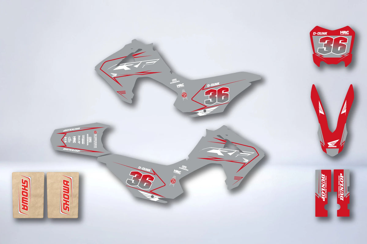 Kit autocolantes HONDA CRF 125 F 2013-2018 - TORXAR