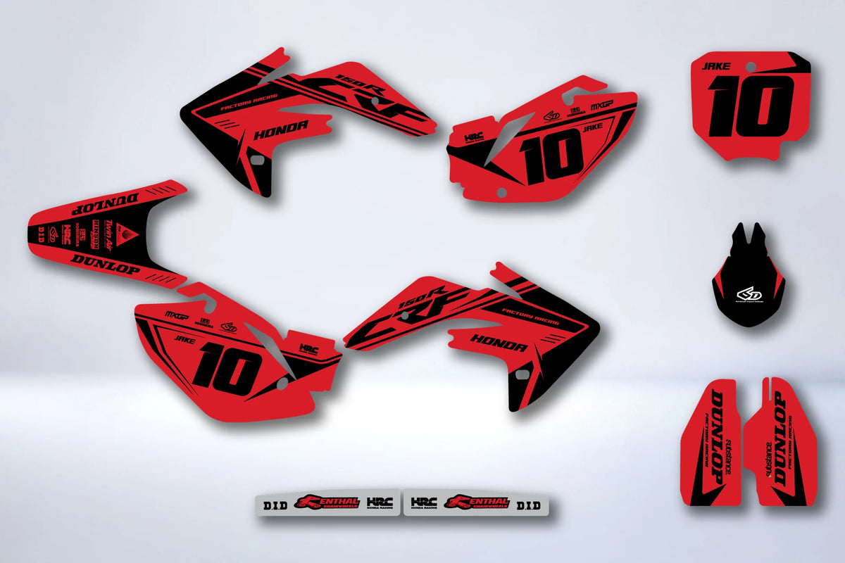 Dekor-Kit HONDA CRF 150 R 2007-2025 - JOLRIS