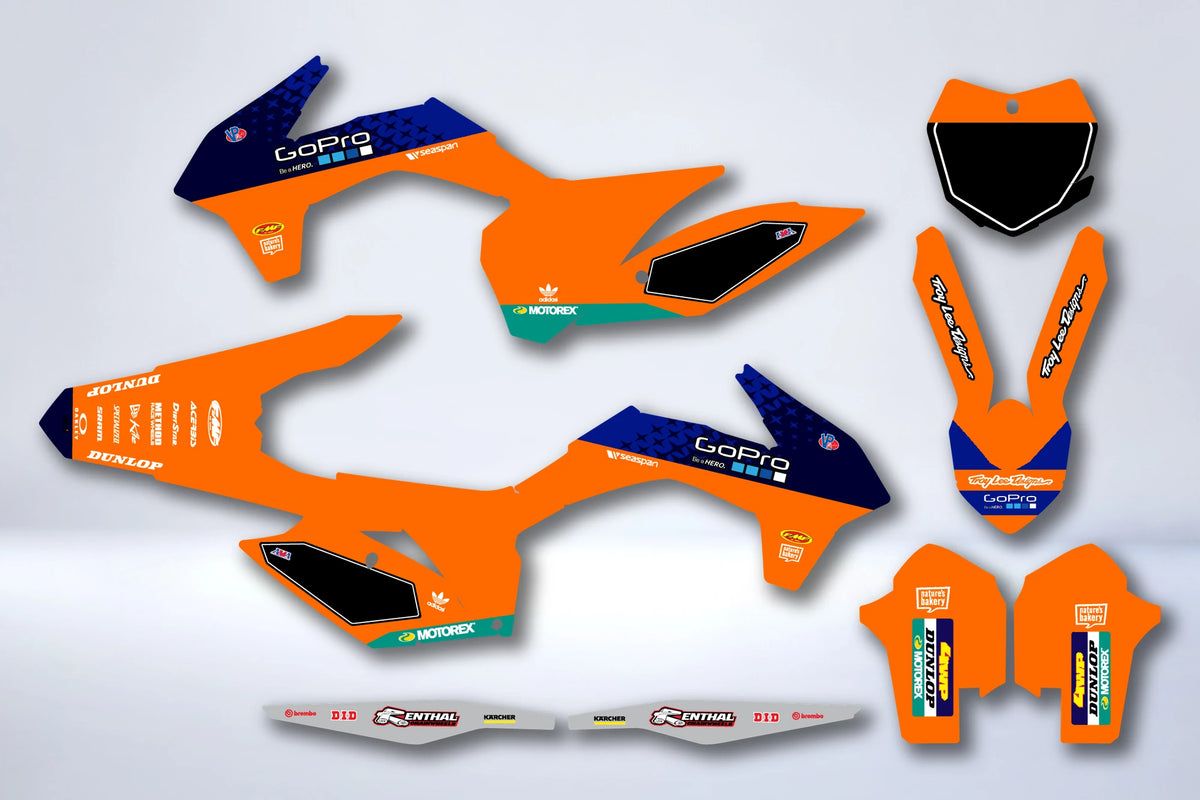 Kit de adhesivos KTM EXC EXC-F SX SX-F 2013-2016 - BLALOR