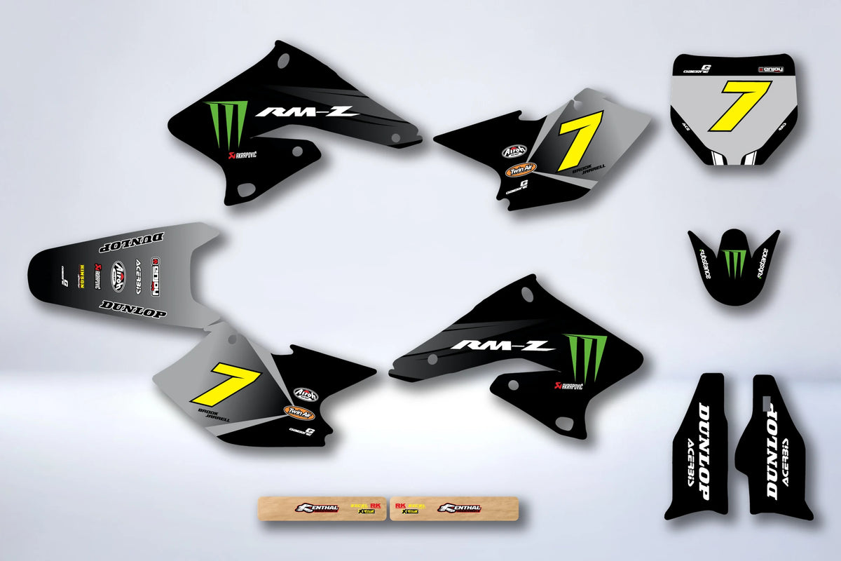 Kit de adhesivos SUZUKI RMZ 250 2004-2006 - ÉBÈNE