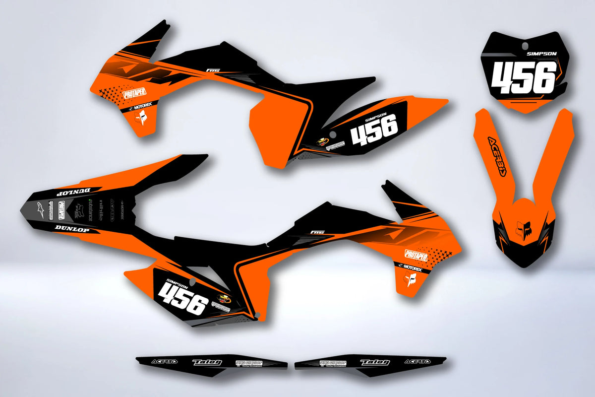 Graphics kit KTM EXC EXC-F SX SX-F 2013-2016 - JOLVAR