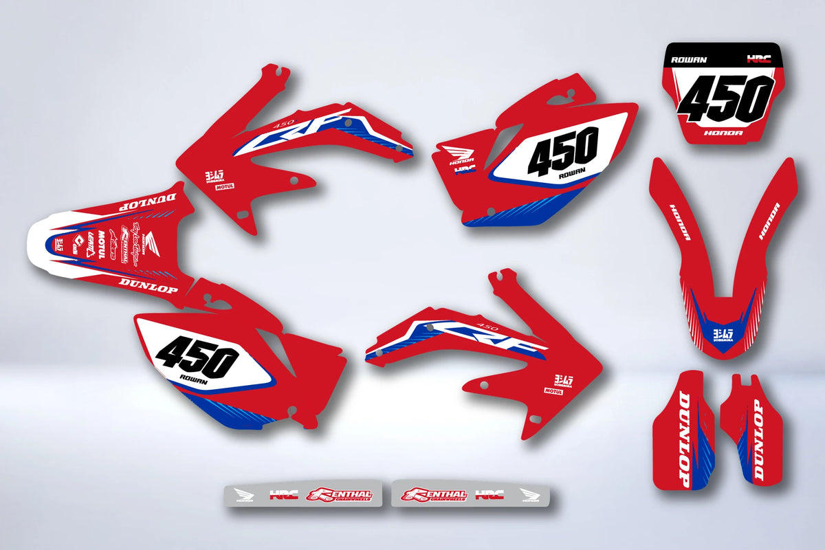 Kit de adhesivos HONDA CRF 450 2005-2008 - XERTAN