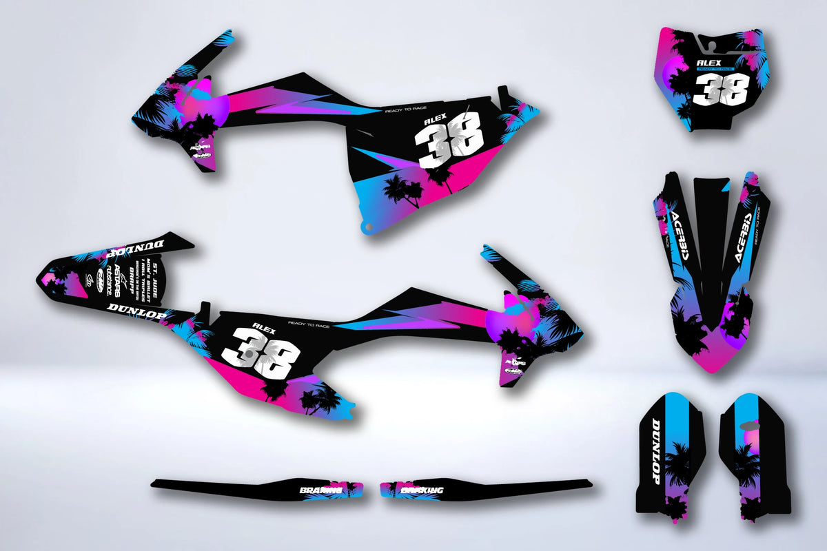 Kit de adhesivos KTM SX 85 2018-2024 - GLAVIX