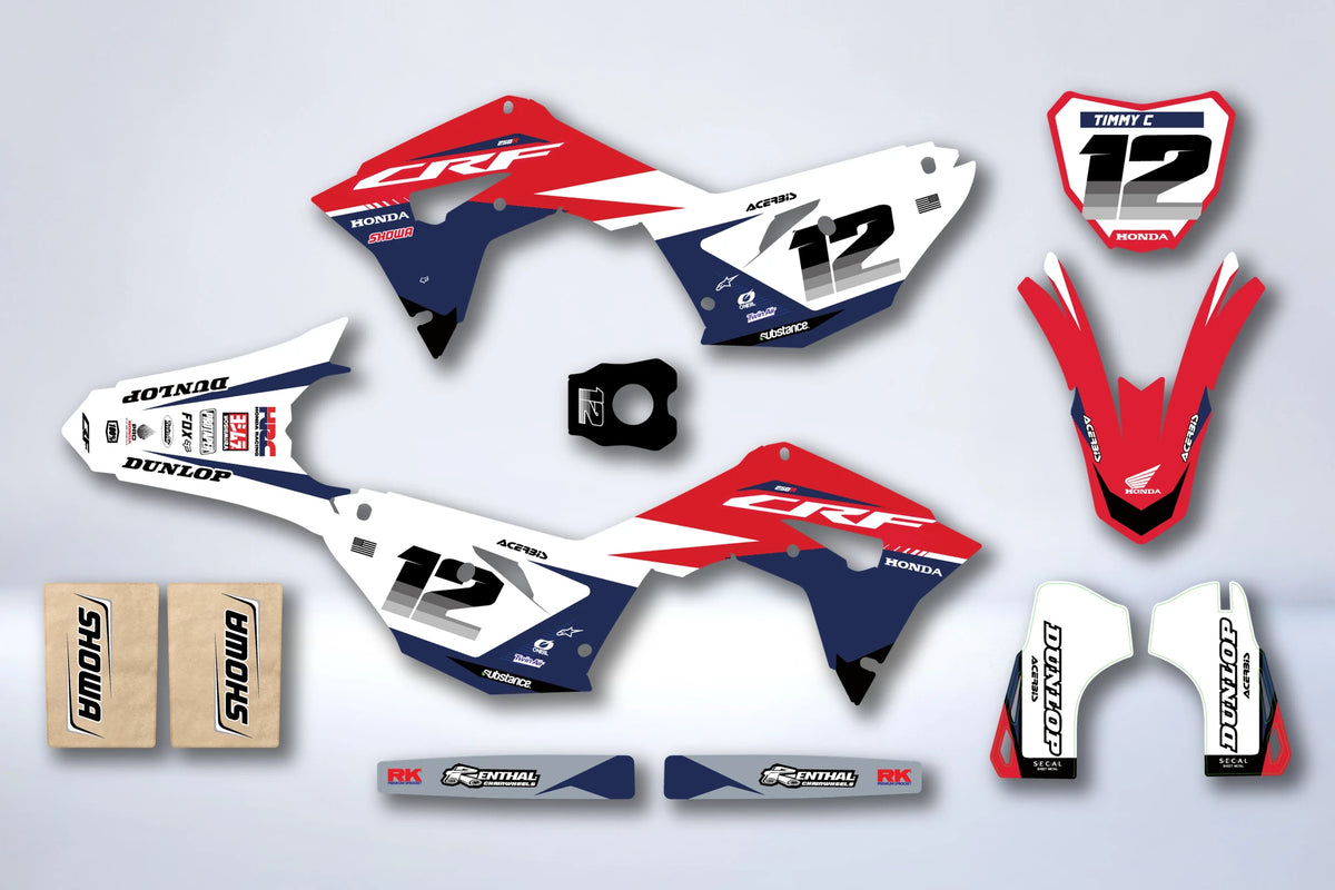 Kit Déco HONDA CRF 450 2017-2020 CRF 250 2018-2021 - MYRHIX