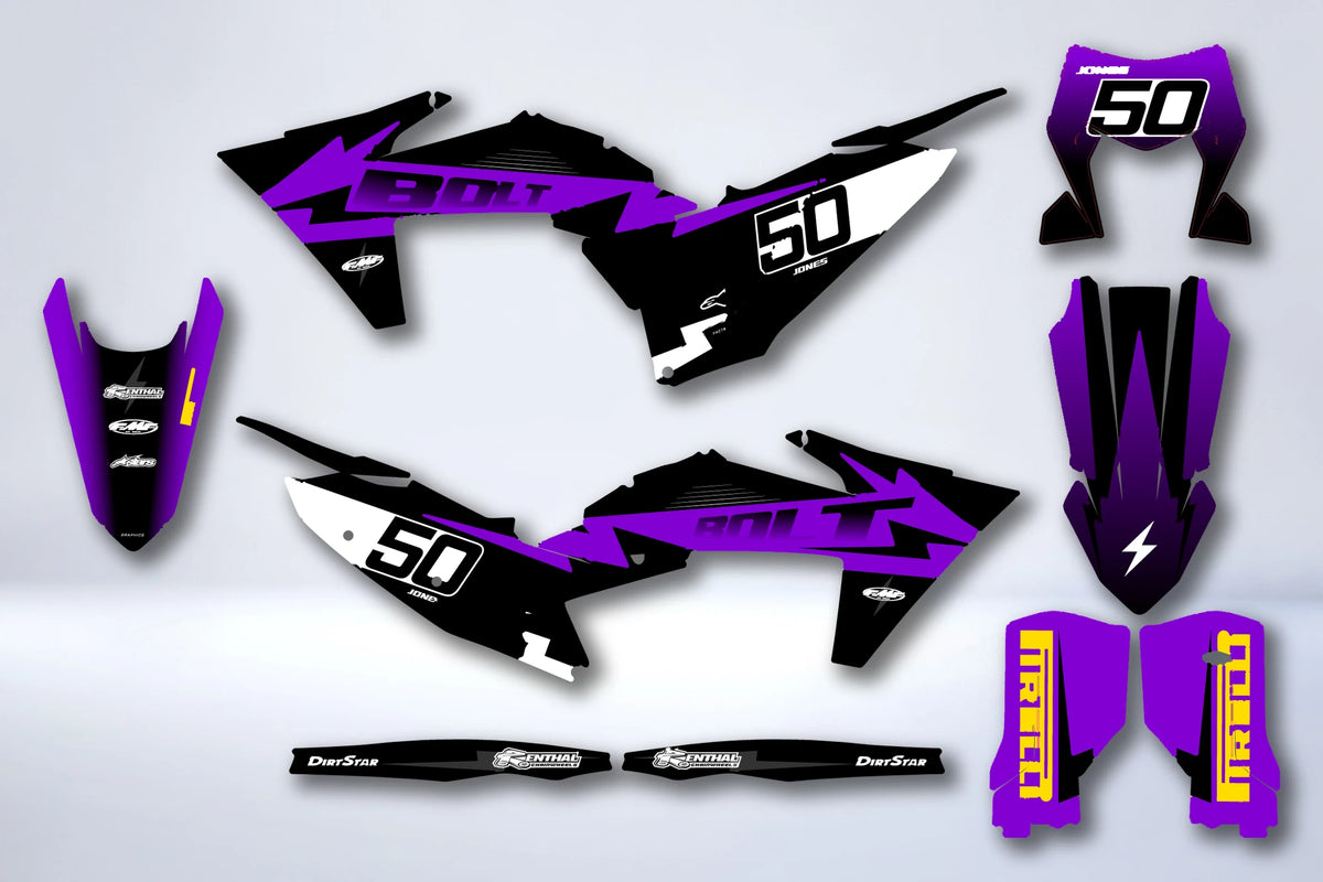 Kit Déco KTM EXC EXC-F SX SX-F 2023-2025 - BRULIX