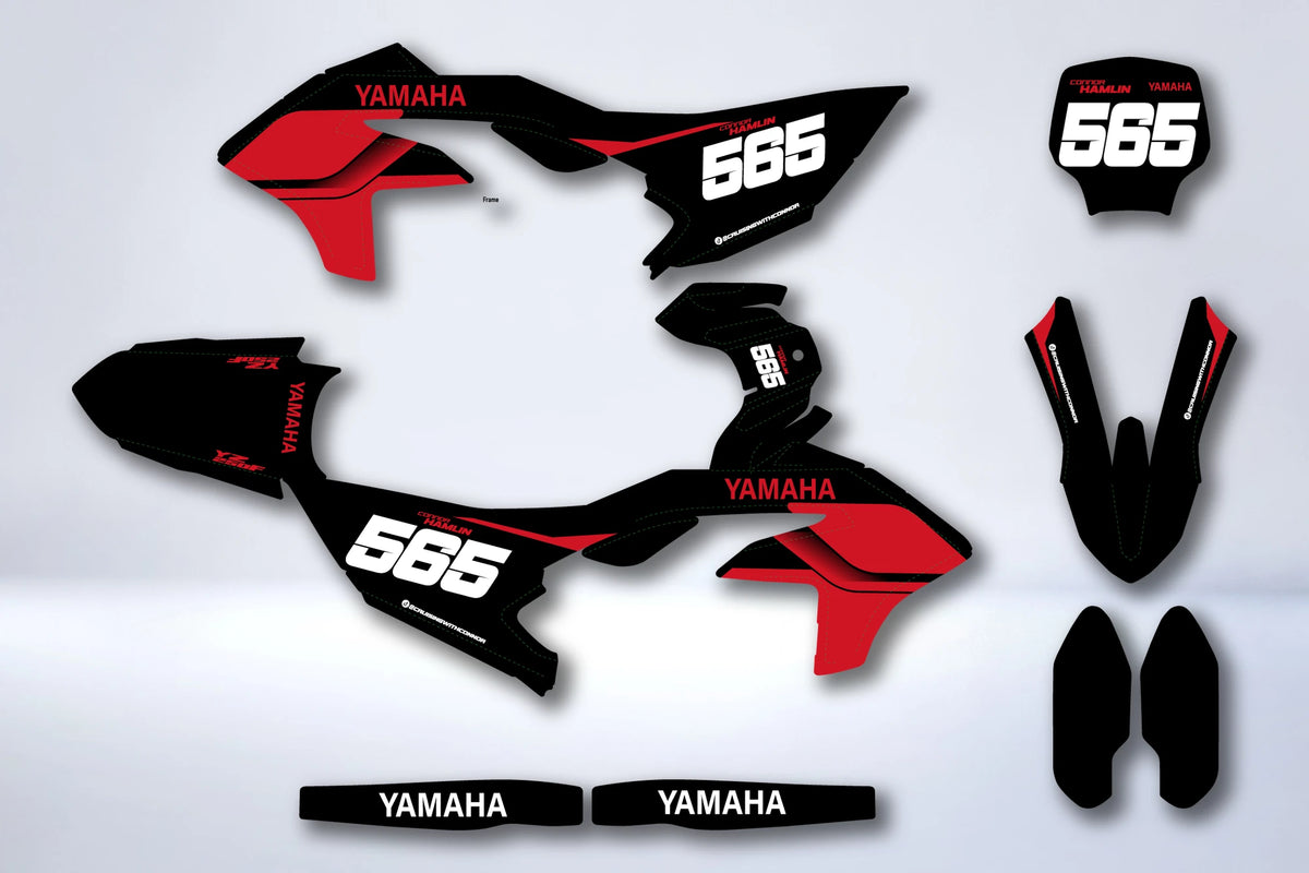 Dekor-Kit Yamaha YZF 250 2024-2025 & YZF 450 2023-2025 - GRAXON