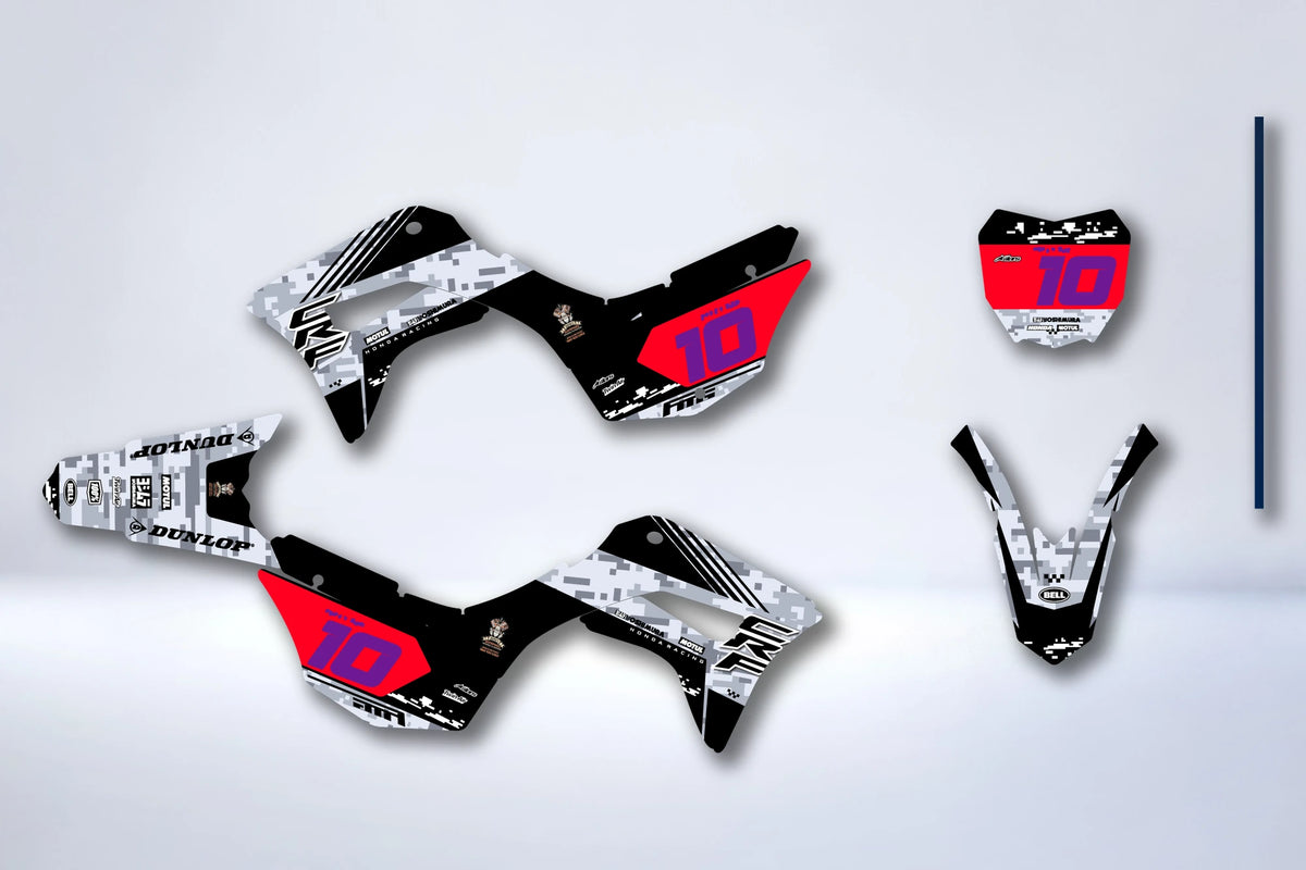 Kit de adhesivos HONDA CRF 125 F 2019-2025 - IROFEN
