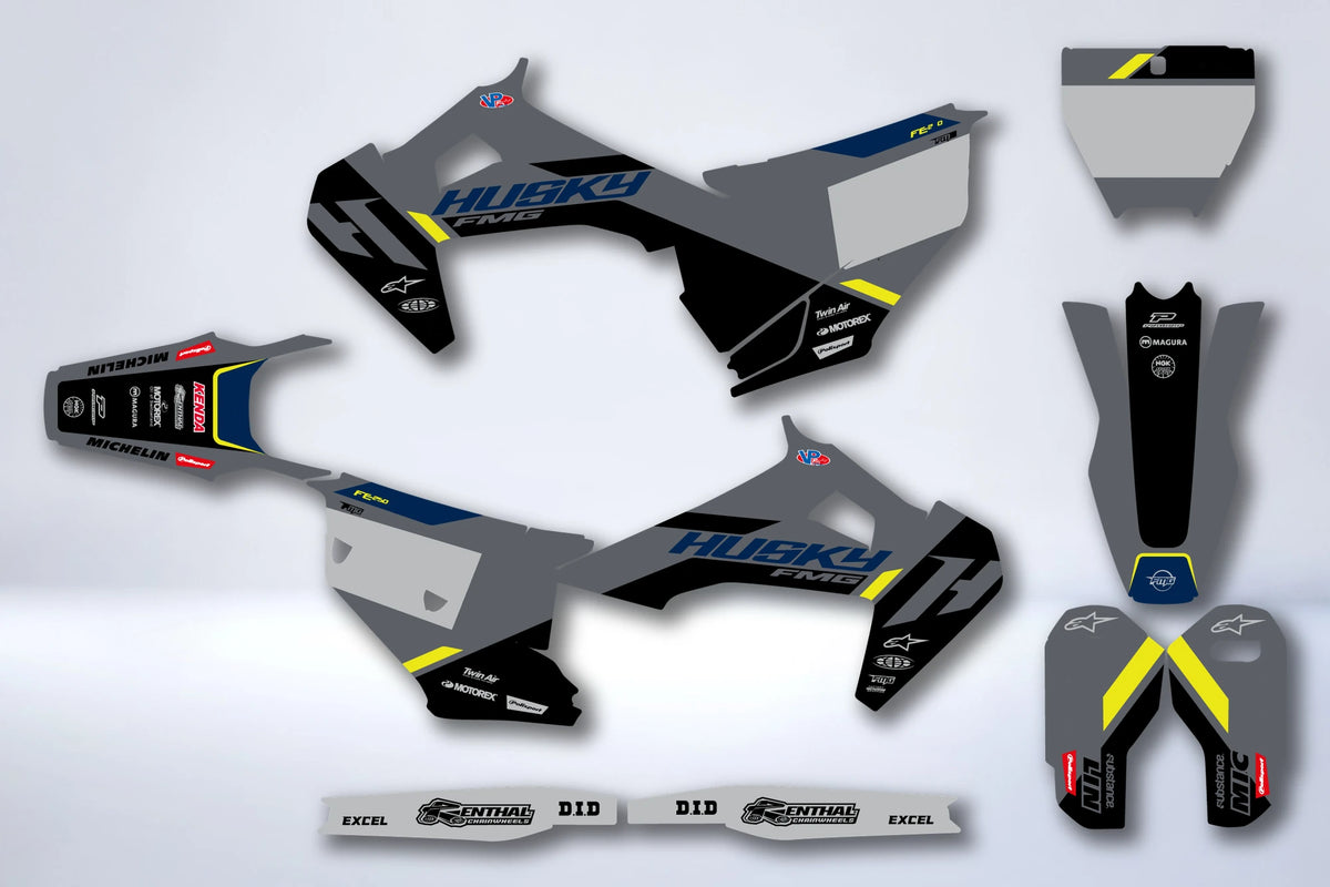 Kit Déco HUSQVARNA TC / FC / TX / TE / FE 2019-2023 - BORNYX