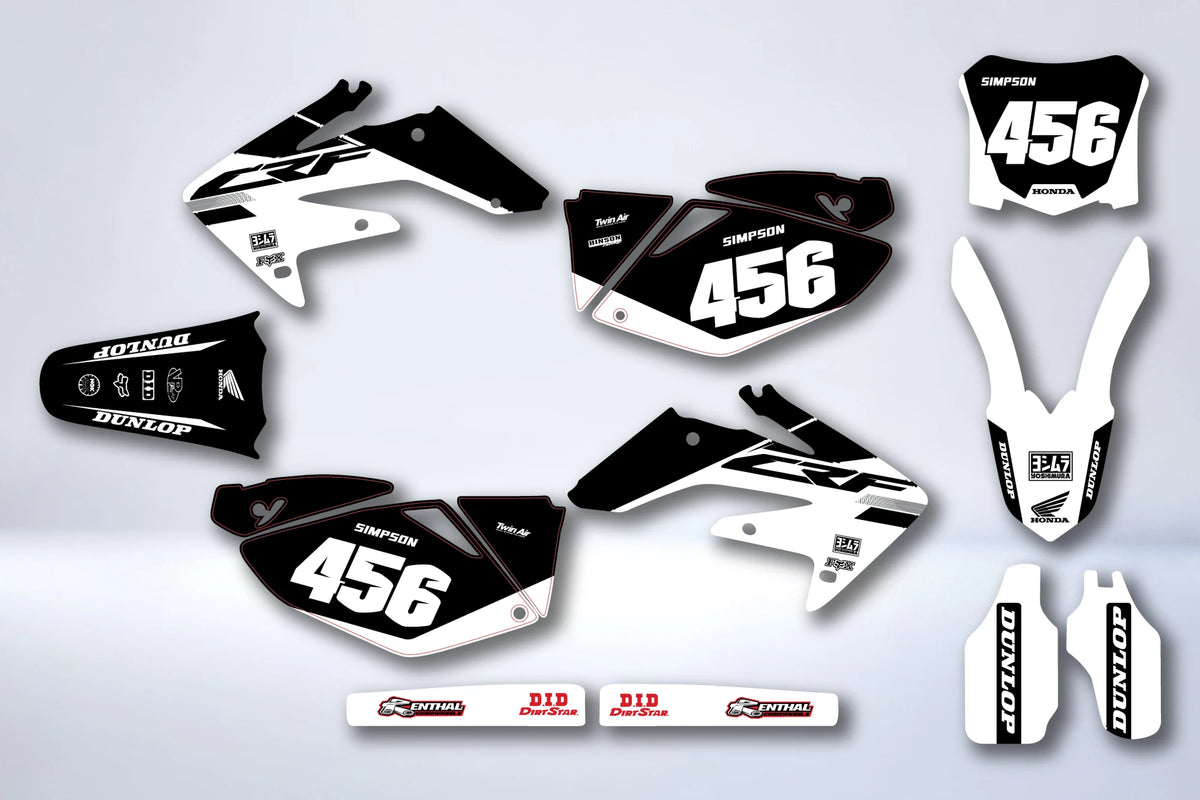 Kit de adhesivos HONDA CRF 250 2004-2009 - QUINIS