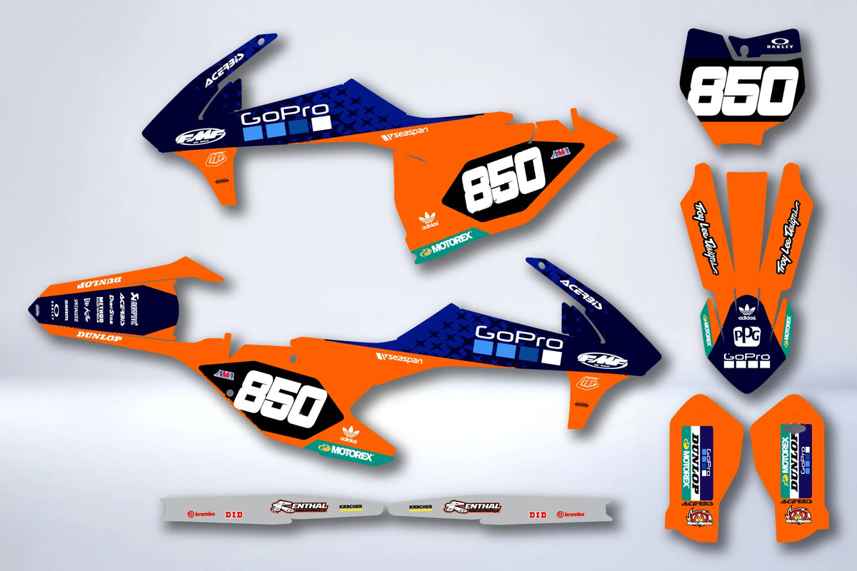 Kit Déco KTM EXC EXC-F SX SX-F 2016-2019 - CYGVAR