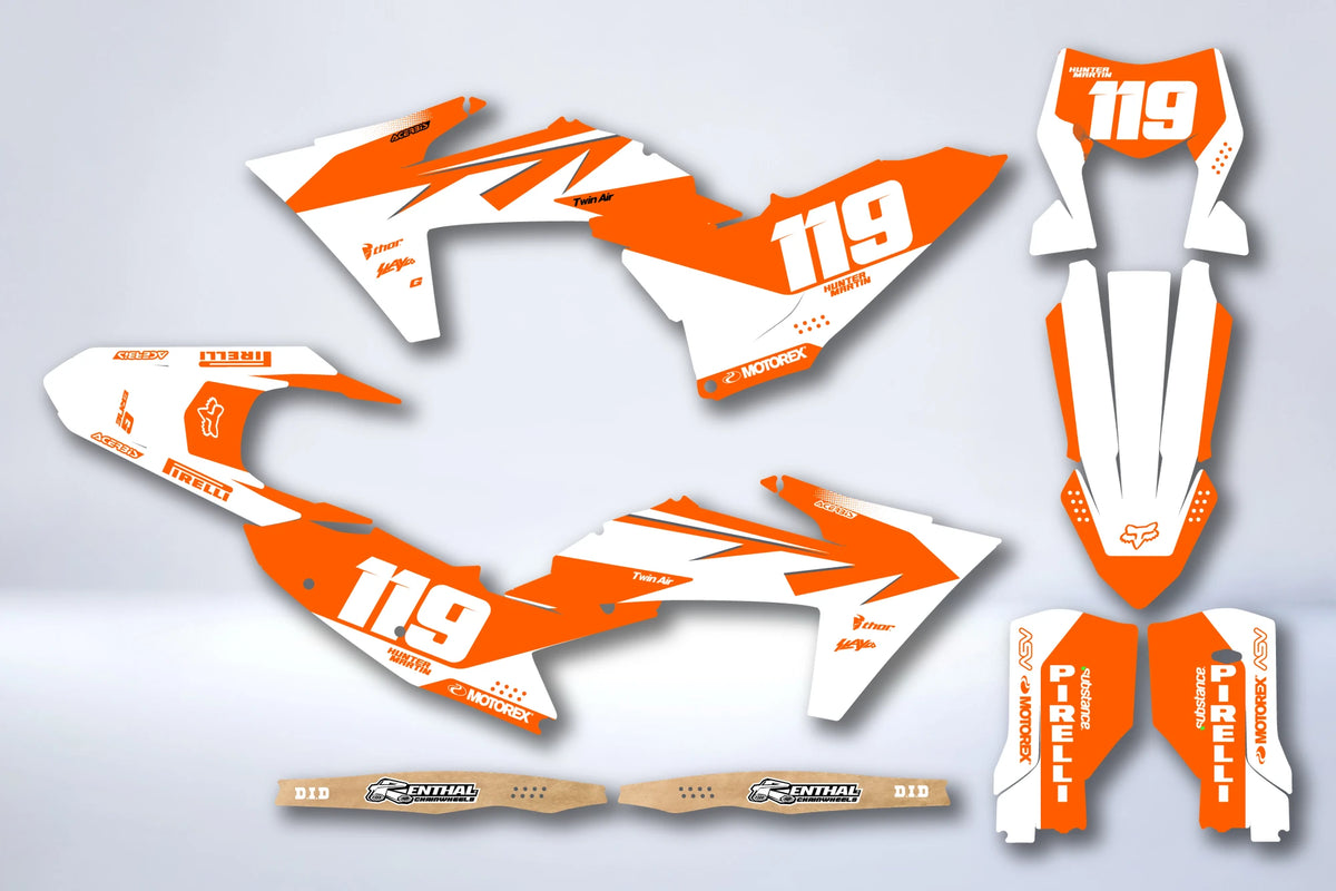 Kit Déco KTM EXC EXC-F SX SX-F 2023-2025 - TARLIX