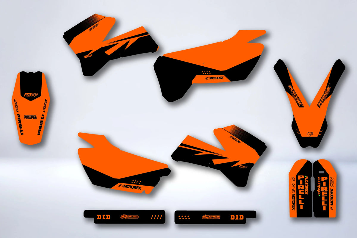 Kit autocolantes KTM EXC SX 2001-2007 - LOKHIX