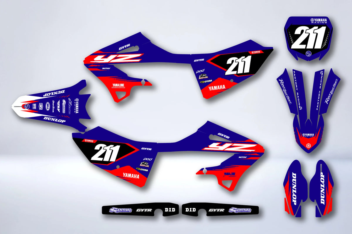 Kit Déco Yamaha YZ 125/250 2022-2026 - TRATON