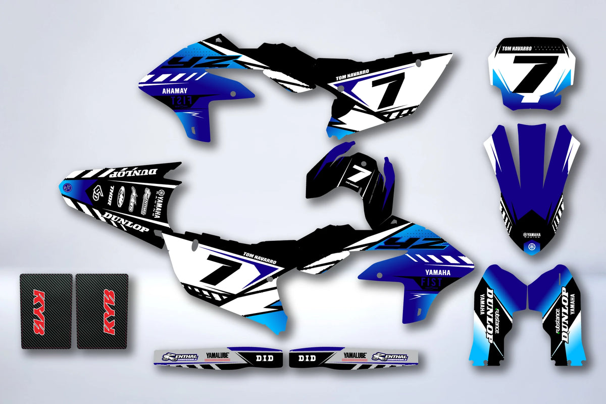 Kit grafiche Yamaha YZF 250 2024-2025 & YZF 450 2023-2025 - JOLVYN