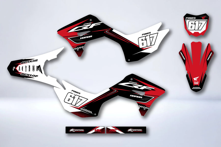 Kit déco HONDA CRF 250 F 2019-2025 ZEPNYX