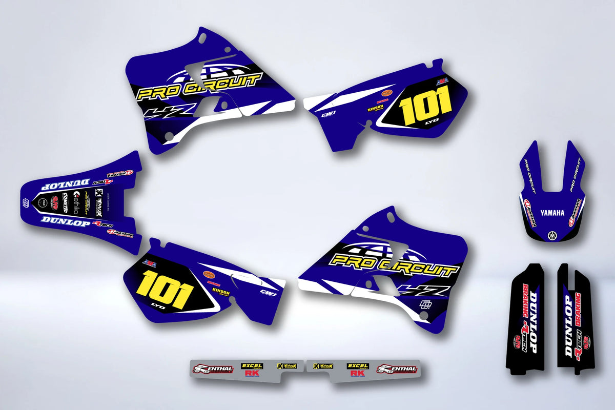 Kit Déco YAMAHA YZ 125-250 1996-2001 - ZEPKIS