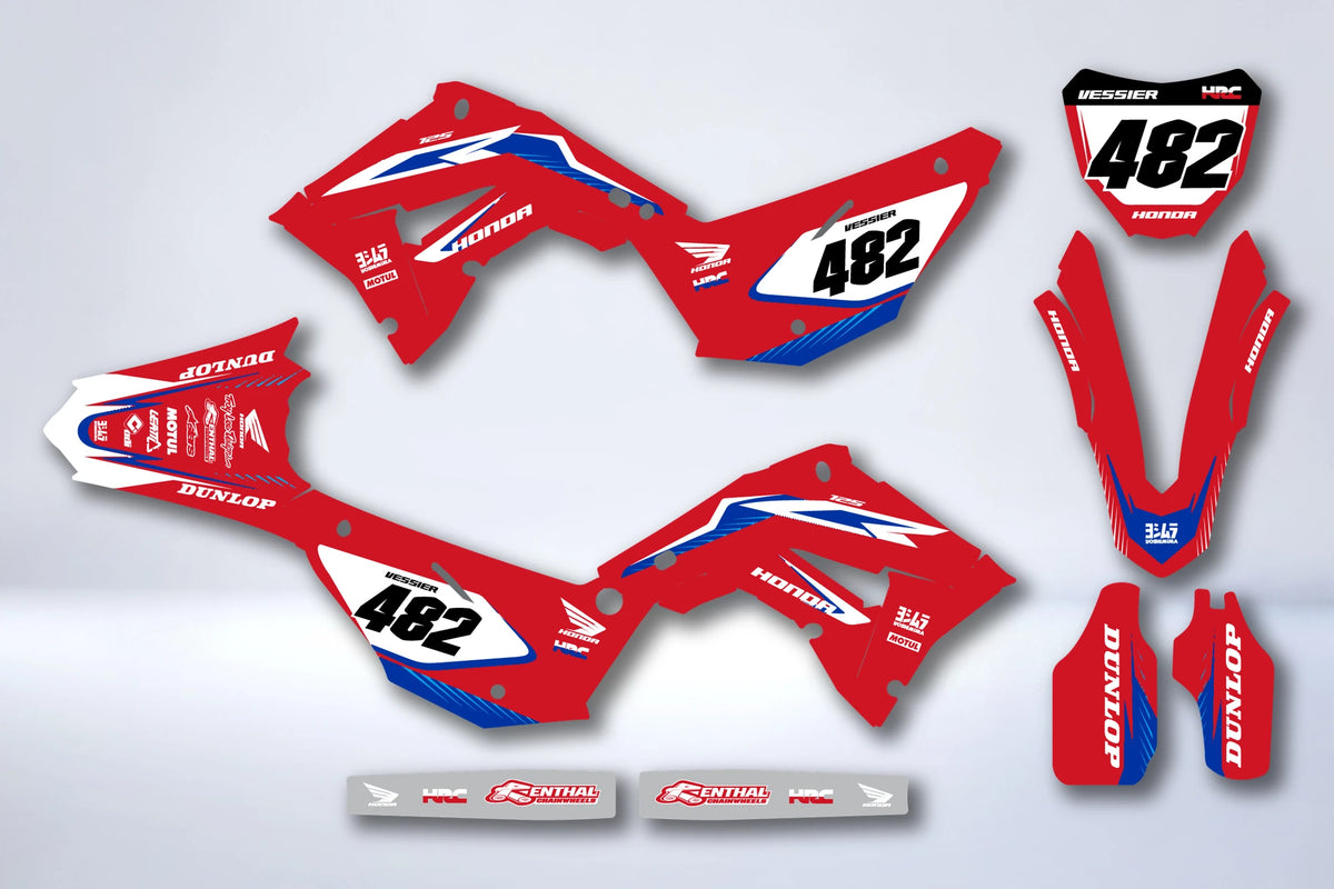 Dekor-Kit HONDA CR 125 / 250 2002-2012 RESTYLE POLISPORT 2013 - VEXNYX