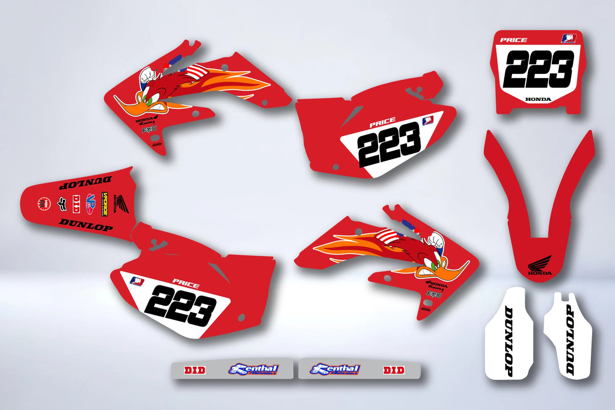 Dekor-Kit HONDA CRF 250 2004-2009 - PALTOR