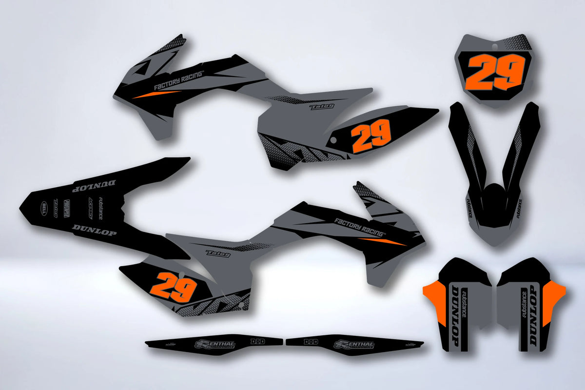 Kit grafiche KTM EXC EXC-F SX SX-F 2011-2013 - RAZXAR