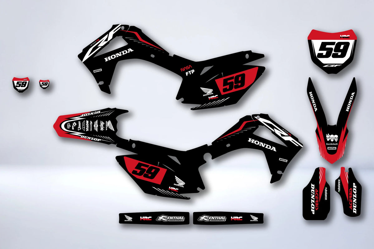 Kit Déco HONDA CRF 250-450 2013-2016 - RIXVAR