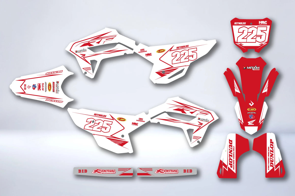 Dekor-Kit HONDA CRF 250 2022-2024 & CRF 450 2021-2024 - ZAKVAR