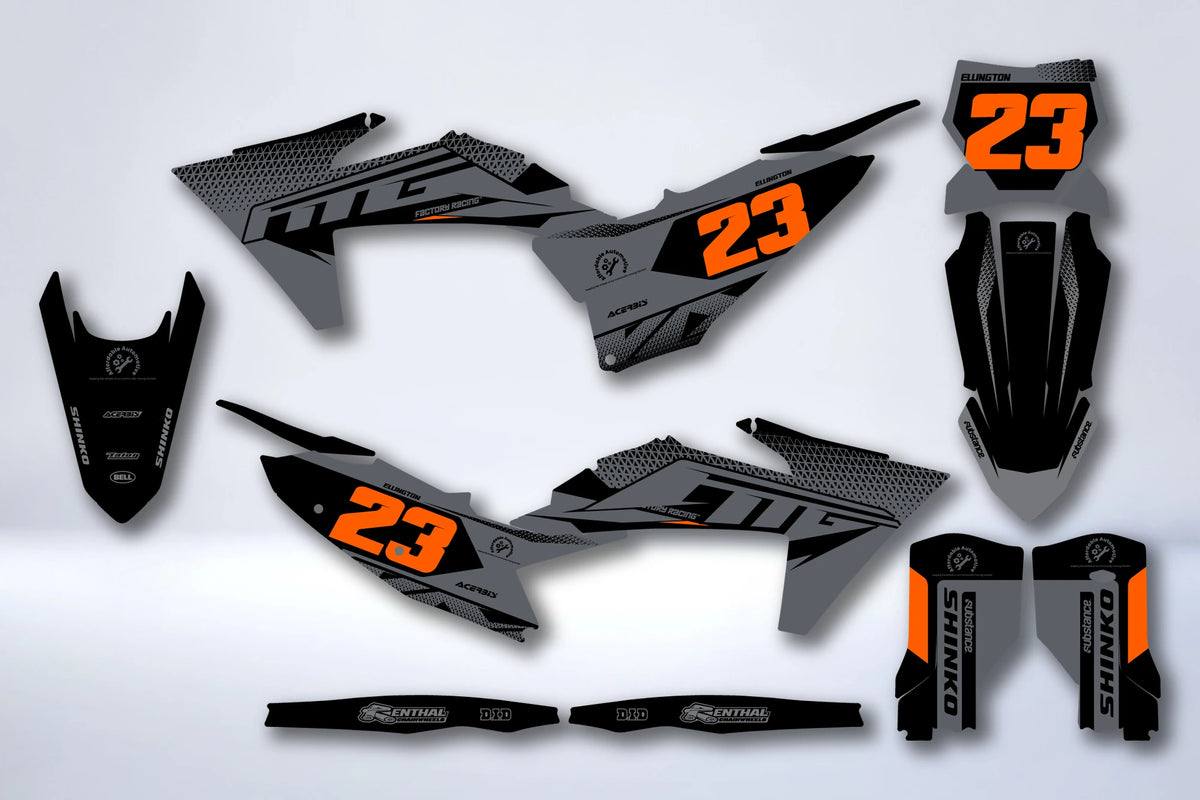 Graphics kit KTM EXC EXC-F SX SX-F 2023-2025 - GLARIS