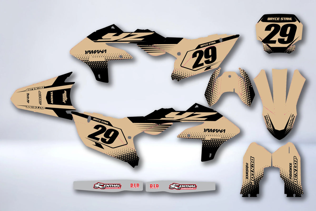 Kit autocolantes Yamaha YZF 250 2024-2025 & YZF 450 2023-2025 - SOLDRIX