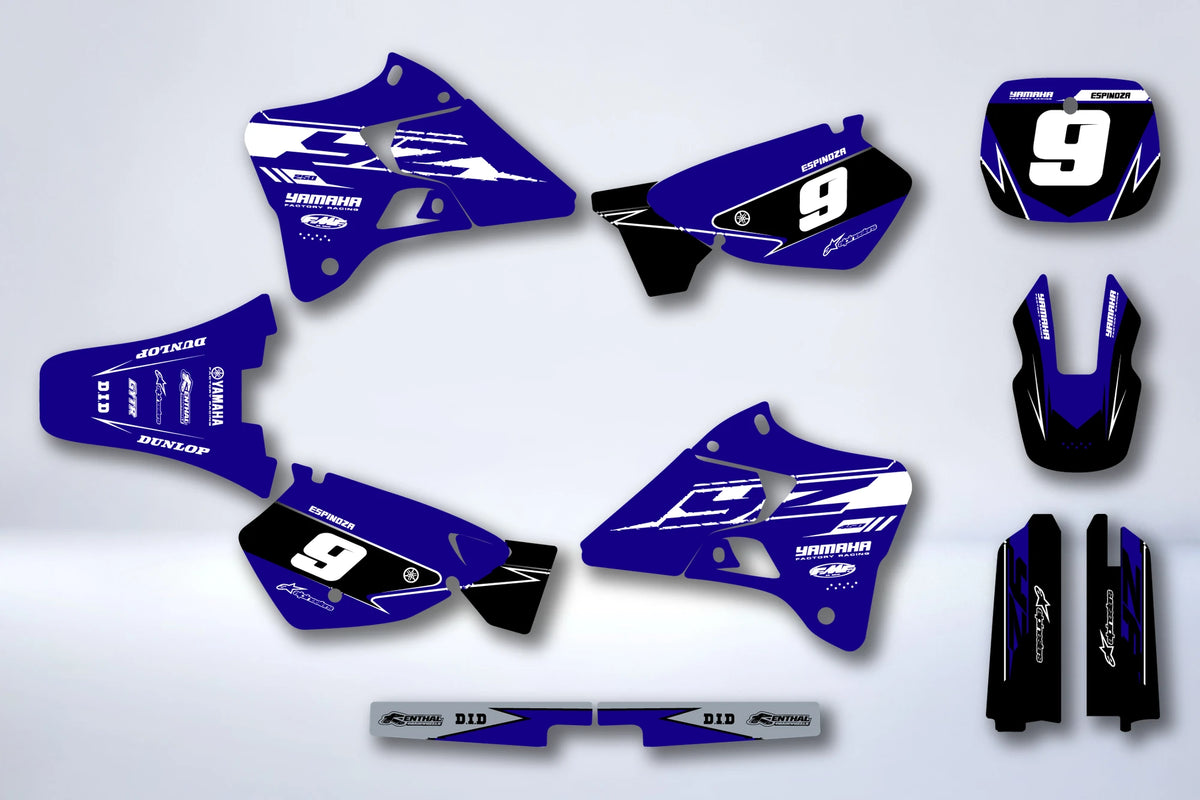 Graphics kit YAMAHA YZ 125-250 1996-2001 - JORTOR