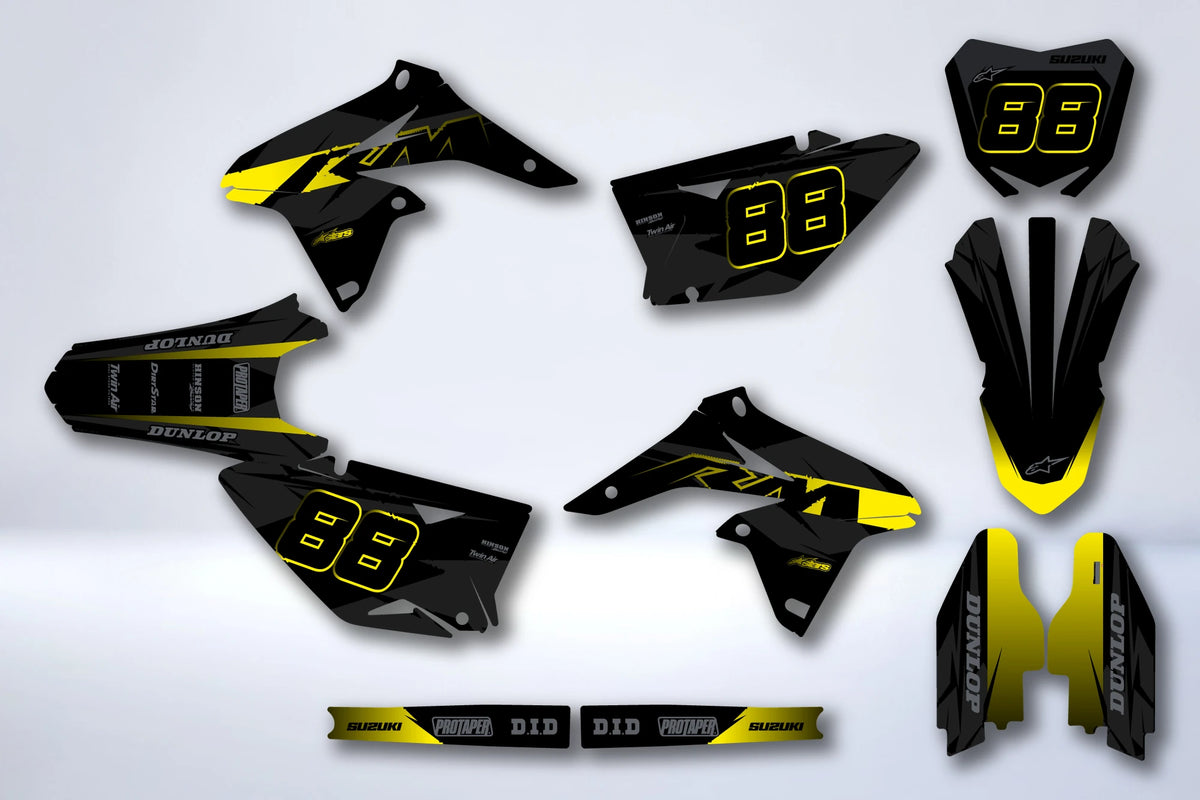Kit de adhesivos SUZUKI RMZ 250 2010-2018 - TOPAZE