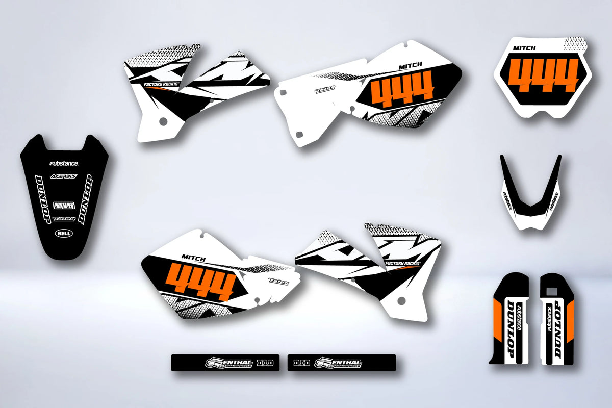 Dekor-Kit KTM EXC SX 2001-2007 - ZAKNYX