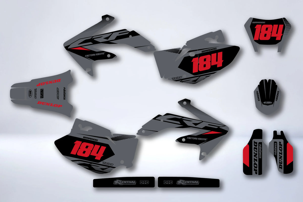 Kit grafiche HONDA CRF450X 2005-2017 - JOLMYR