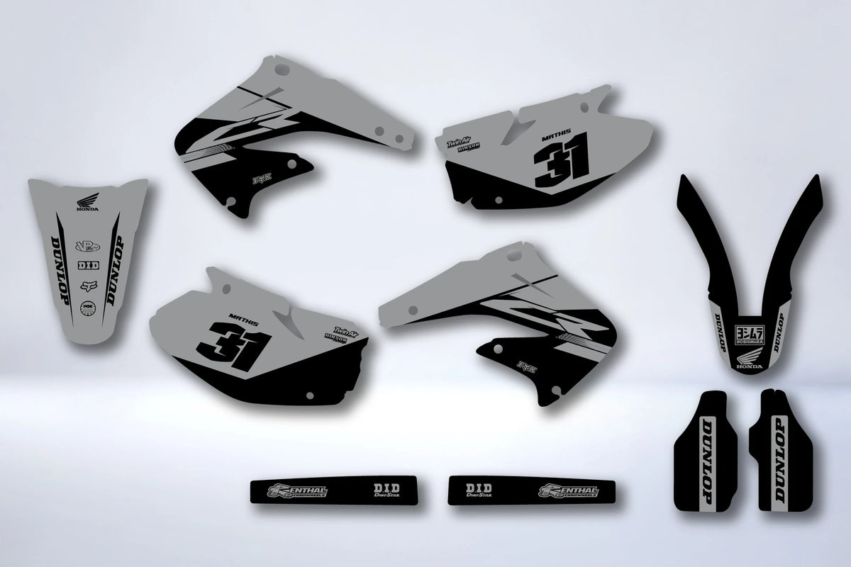 Kit de adhesivos HONDA CRF 450 2002-2004 - GLAFEN