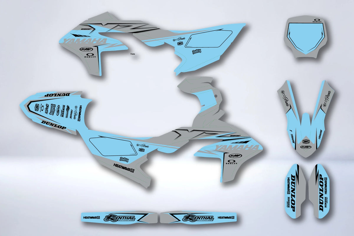 Dekor-Kit Yamaha YZF 250 2024-2025 & YZF 450 2023-2025 - FYRXIS