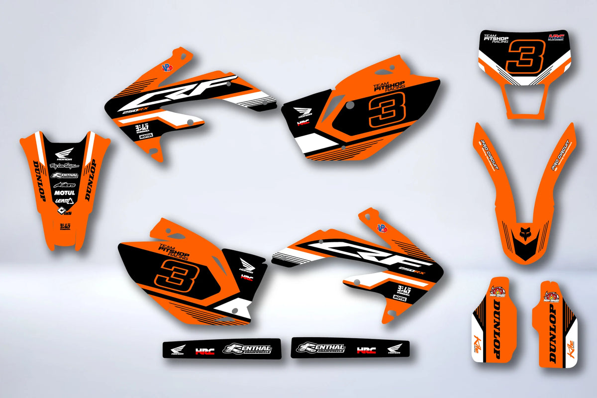 Graphics kit HONDA CRF 450 2005-2008 - CYGMOS