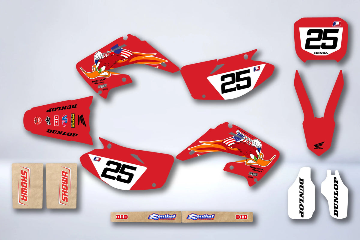 Kit de adhesivos HONDA CRF 450 2002-2004 - LUMZOR
