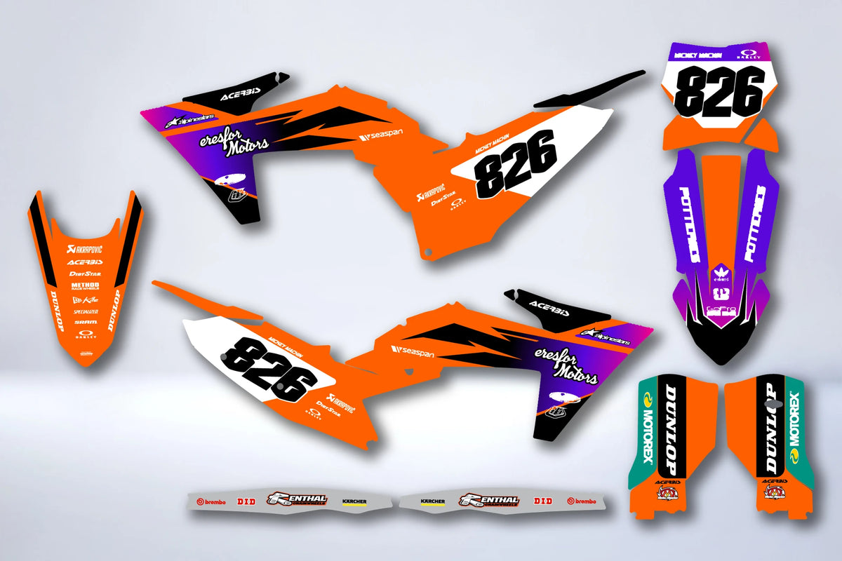Dekor-Kit KTM EXC EXC-F SX SX-F 2023-2025 - SYLVIX