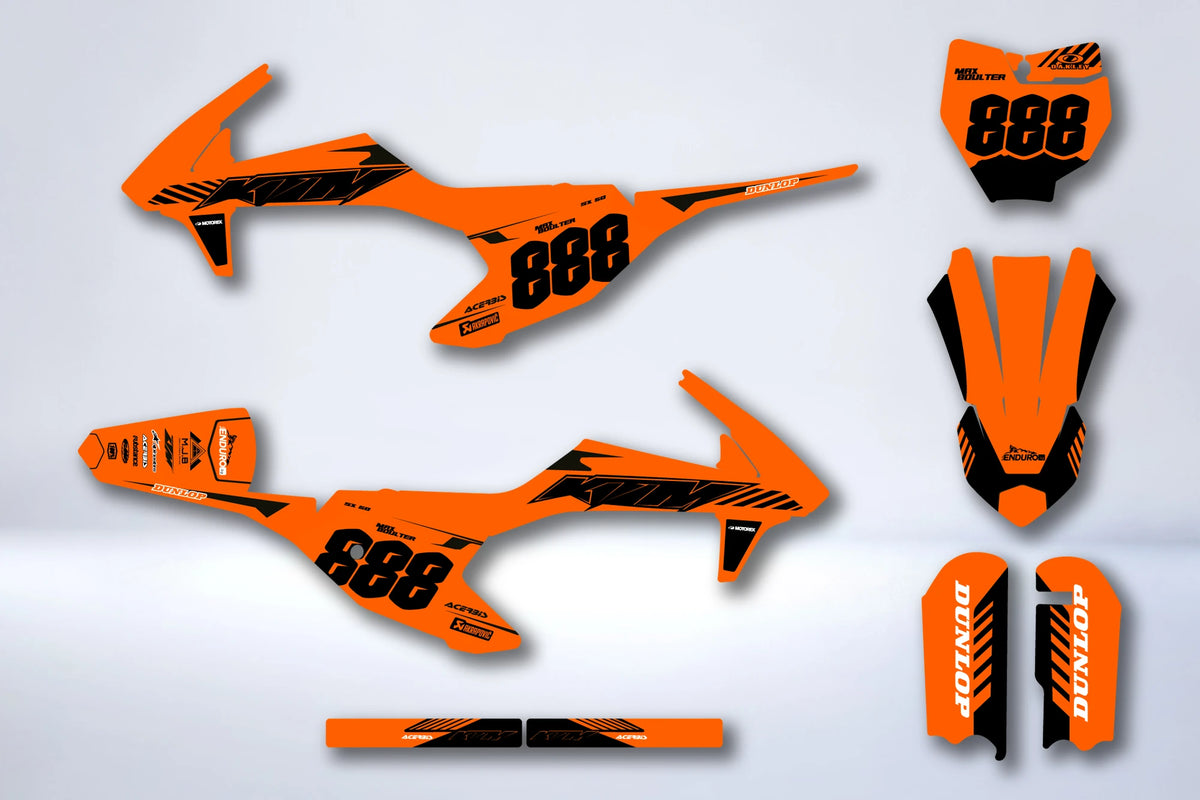Kit autocolantes KTM SX 50 2016-2023 - GORDOR
