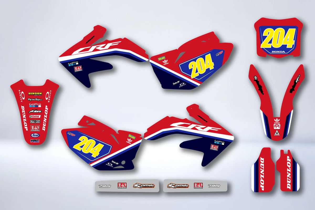 Dekor-Kit HONDA CRF 450 2005-2008 - GRARIS