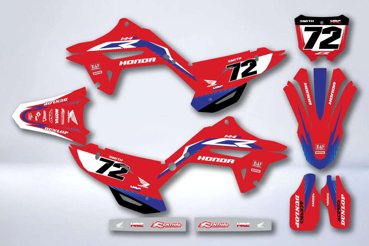 Graphics kit HONDA CR 125 / 250 2002-2012 RESTYLE POLISPORT 2024 - BLAHIX