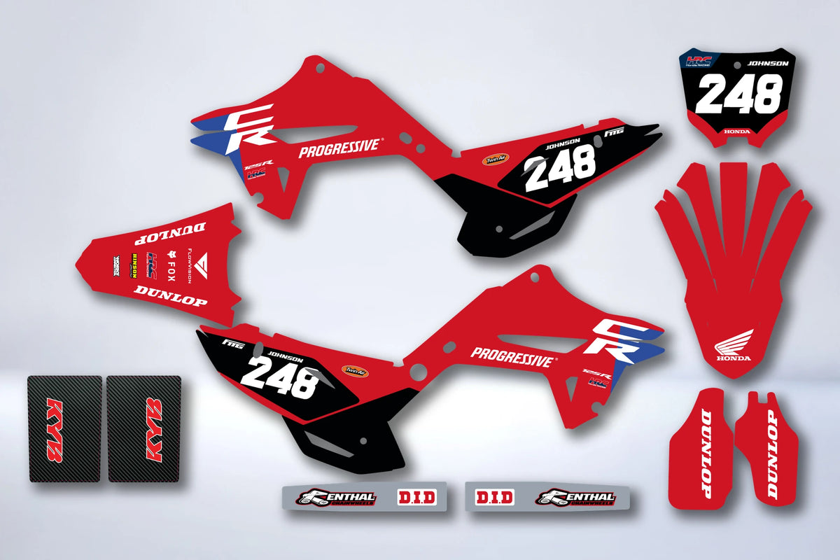 Kit Déco HONDA CR 125 / 250 2002-2012 RESTYLE POLISPORT 2024 - HORKANE